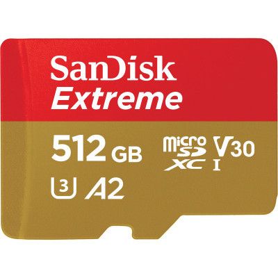 Карта пам\'яті SanDisk 512GB microSD class 10 UHS-I U3 V30 Extreme (SDSQXAV-512G-GN6MA)