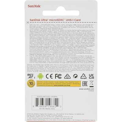 Карта пам\'яті SanDisk 512GB microSDXC class 10 UHS-I Ultra (SDSQUNR-512G-GN3MN)