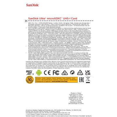 Карта пам\'яті SanDisk 256GB microSDXC class 10 UHS-I Ultra (SDSQUNR-256G-GN3MN)