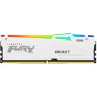 Модуль пам\'яті для комп\'ютера DDR5 32GB 6000 MHz Beast AM5 RGB White Kingston Fury (ex.HyperX) (KF560C36BWEA-32)