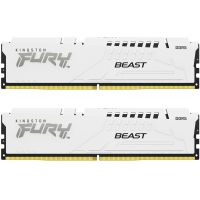 Модуль пам\'яті для комп\'ютера DDR5 64GB (2x32GB) 5600 MHz Beast White EXPO Kingston Fury (ex.HyperX) (KF556C36BWEK2-64)