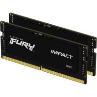 Модуль пам\'яті для ноутбука SoDIMM DDR5 64GB (2x32GB) 5600 MHz FURY Impact Kingston Fury (ex.HyperX) (KF556S40IBK2-64)