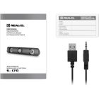 Акустическая система REAL-EL S-170 6Вт Black (EL121100013)