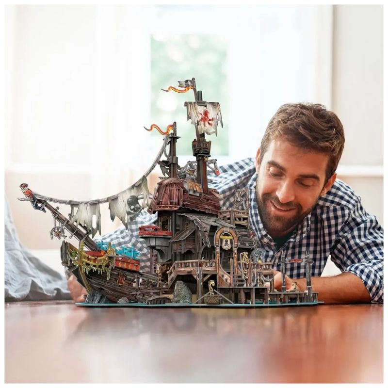 Пазл Cubic Fun 3D Пиратский корабль Тортуга (T4039h)