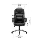 Офісне крісло GT Racer X-2852 Classic Dark Gray (X-2852 Classic Fabric Dark Gray)