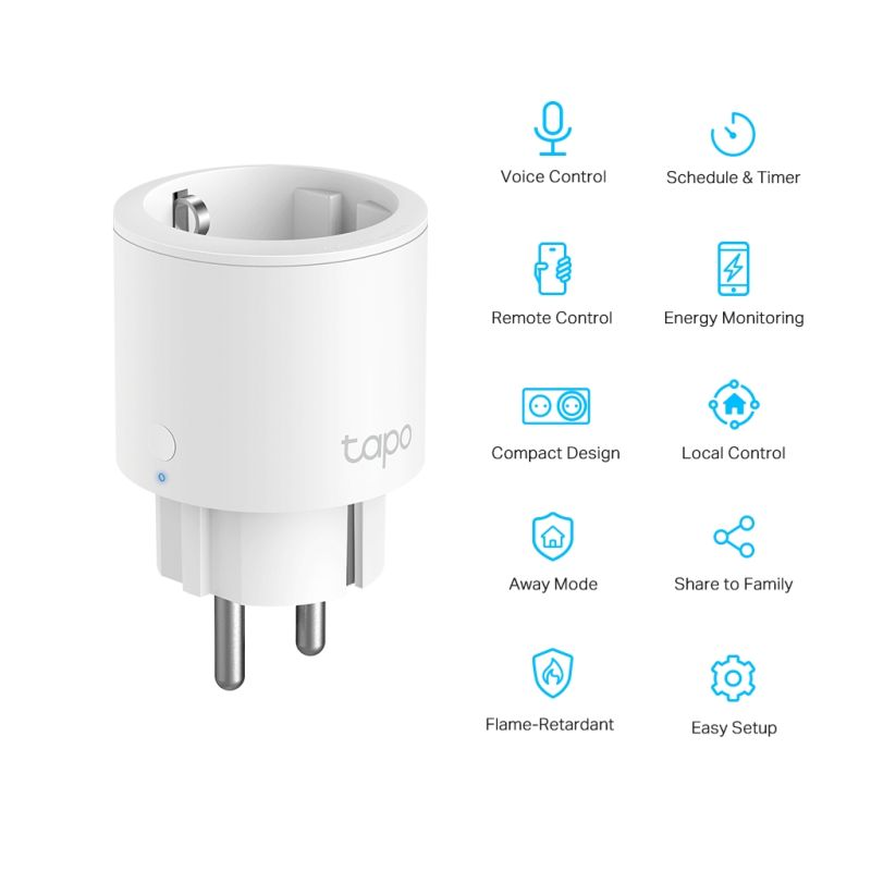 Умная розетка TP-Link Tapo P115 (1-pack) (Tapo P115(1-pack))