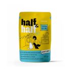 Вологий корм для кішок Half&Half шматочки з лососем у желе 100 г (4820261920901) (10 шт)