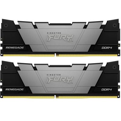 Модуль пам\'яті для комп\'ютера DDR4 16GB (2x8GB) 3200 MHz Fury Renegade Black Kingston Fury (ex.HyperX) (KF432C16RB2K2/16)