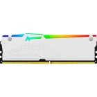 Модуль пам\'яті для комп\'ютера DDR5 128GB (4x32GB) 5600 MHz FURY Beast RGB White Kingston Fury (ex.HyperX) (KF556C40BWAK4-128)