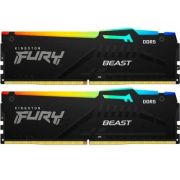 Модуль пам\'яті для комп\'ютера DDR5 16GB (2x8GB) 6000 MHz FURY Beast RGB Kingston Fury (ex.HyperX) (KF560C36BBEAK2-16)