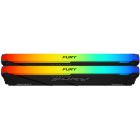 Модуль пам\'яті для комп\'ютера DDR4 32GB (2x16GB) 3600 MHz FURY Beast RGB Kingston Fury (ex.HyperX) (KF436C18BB2AK2/32)