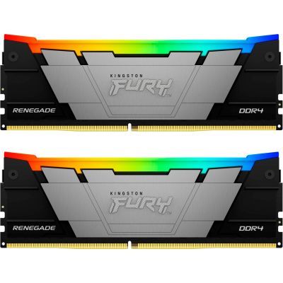 Модуль пам\'яті для комп\'ютера DDR4 64GB (2x32GB) 3200 MHz FURYRenegadeRGB Kingston Fury (ex.HyperX) (KF432C16RB2AK2/64)