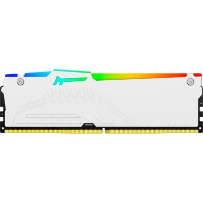 Модуль пам\'яті для комп\'ютера DDR5 32GB 5200 MHz FURY Beast White RGB Kingston Fury (ex.HyperX) (KF552C40BWA-32)