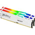 Модуль пам\'яті для комп\'ютера DDR5 32GB (2x16GB) 5600 MHz FURY Beast White RGB Kingston Fury (ex.HyperX) (KF556C40BWAK2-32)