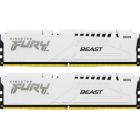 Модуль пам\'яті для комп\'ютера DDR5 32GB (2x16GB) 5600 MHz FURY Beast White Kingston Fury (ex.HyperX) (KF556C40BWK2-32)