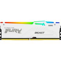 Модуль пам\'яті для комп\'ютера DDR5 32GB 5600 MHz FURY Beast White RGB Kingston Fury (ex.HyperX) (KF556C40BWA-32)