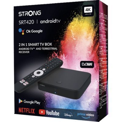 Медиаплеер Strong (SRT 420) Android TV і ефірний приймач в одному пристрої (SRT 420)