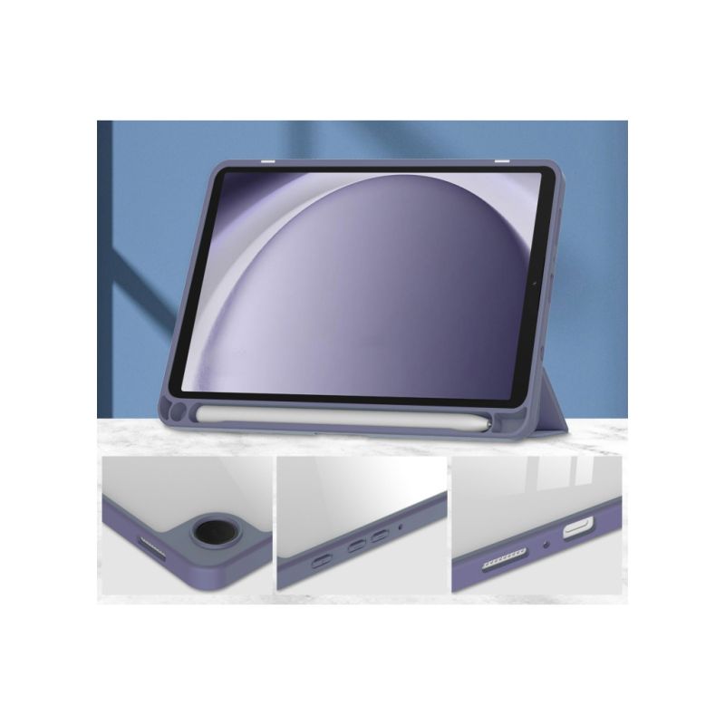 Чехол для планшета BeCover Soft Edge stylus holder Samsung Tab A9 SM-X115 8.7" Purple (710360)