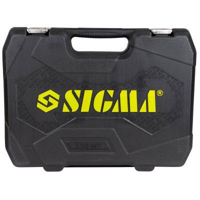 Набір інструментів Sigma насадок торцевих та с1/4" 1/2" 114шт CrV (6003781)