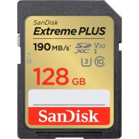 Карта пам\'яті SanDisk 128GB SDXC class 10 UHS-I U3 4K Extreme Plus (SDSDXWA-128G-GNCIN)