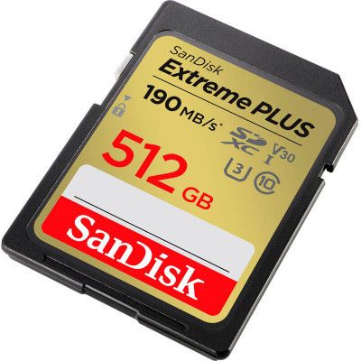 Карта пам\'яті SanDisk 512GB SDXC class 10 UHS-I Extreme Plus (SDSDXWV-512G-GNCIN)