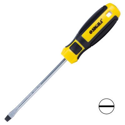 Викрутка Sigma шліцева SL 6.0x125мм CrV Mega (4009261)