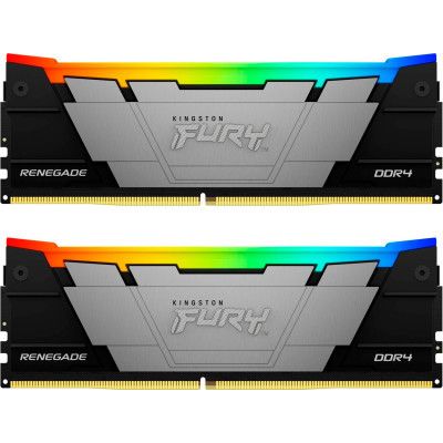 Модуль пам\'яті для комп\'ютера DDR4 32GB (2x16GB) 3200 MHz RenegadeRGB Kingston Fury (ex.HyperX) (KF432C16RB12AK2/32)