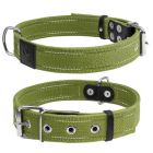 Ошейник для животных Collar Брезент двойной Ш 35 мм Д 51-63 см (6138)