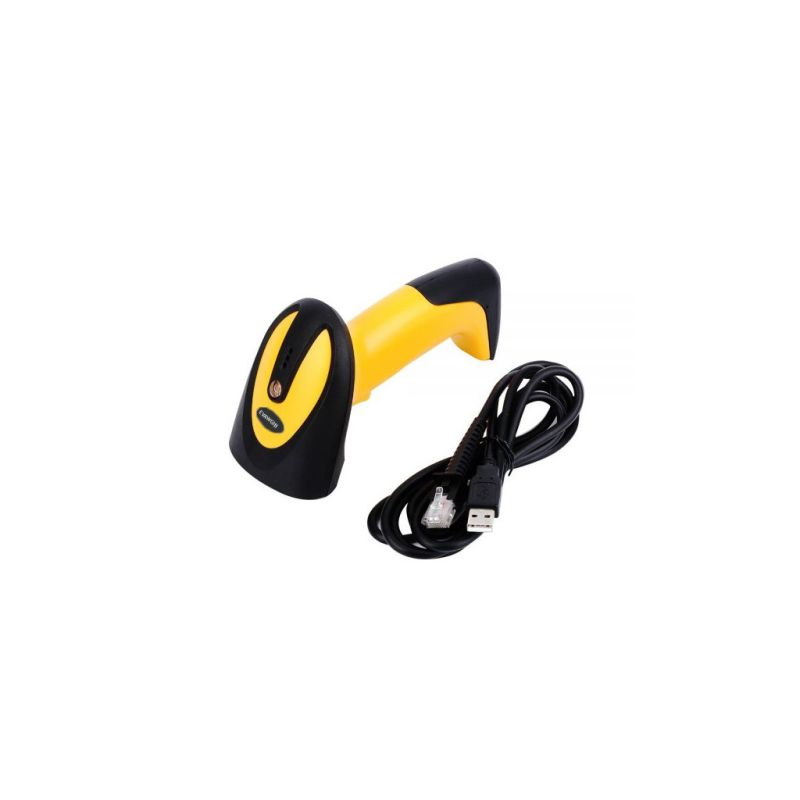 Сканер штрих-кода UKRMARK EV-W2503 2D, 433MHz, USB, IP64, stand, black/yellow (900769)