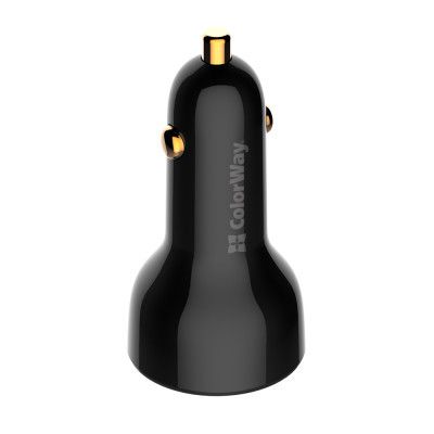 Зарядний пристрій ColorWay Power Delivery PPS USB (USB-A + USB-C) (100W) Black (CW-CHA044PD-BK)