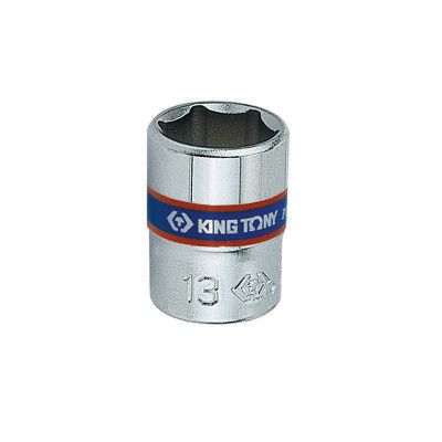Торцевая головка KING TONY 1/4" 13 мм шестигранная (233513M)