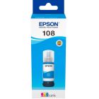 Контейнер с чернилами Epson 108 EcoTank L8050/L18050 cyan (C13T09C24A)