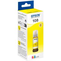 Контейнер с чернилами Epson 108 EcoTank L8050/L18050 yellow (C13T09C44A)