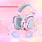 Навушники Fifine H6 RGB 7.1 Pink (H6P)