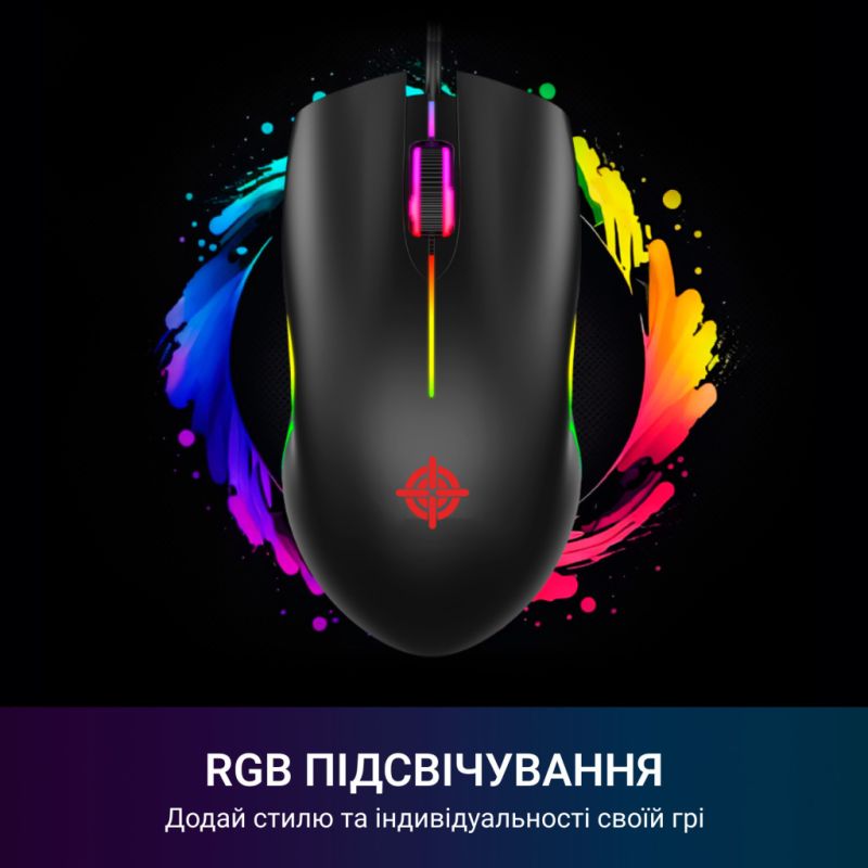 Мышка GamePro USB Black (GM117)
