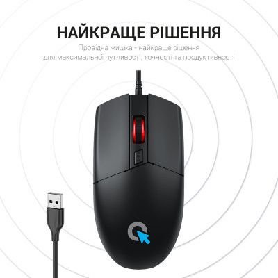Мышка OfficePro (M115) USB Black (M115)