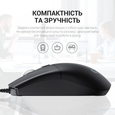 Мышка OfficePro (M115) USB Black (M115)