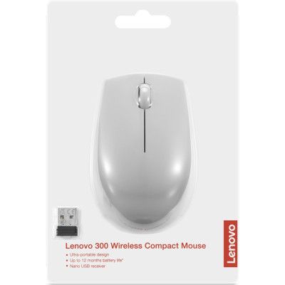Мишка Lenovo 300 Wireless Arctic Grey (GY51L15678)