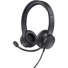 Наушники Trust Ayda PC USB-A Black (25088)