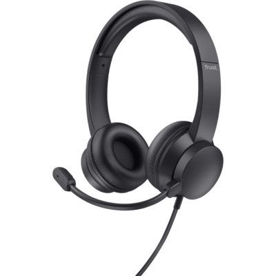 Наушники Trust Ayda PC USB-A Black (25088)