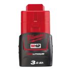 Аккумулятор к электроинструменту Milwaukee Li-Ion, M12 B3, 3Ah (4932451388)