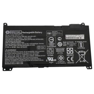 Аккумулятор для ноутбука HP ProBook 450 G4 RR03XL, 48Wh (4212mAh), 3cell, 11.4V, Li-ion (A47867)