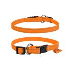 Ошейник для животных Dog Extreme из нейлона регулируемый Ш 20 мм Д 25-40 см оранжевый (01624)