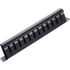 Кабельний організатор 19" 1U/12Port з кришкою, корпус метал Voltronic (20023)