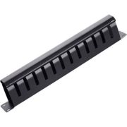 Кабельний організатор 19" 1U/12Port з кришкою, корпус метал Voltronic (20023)