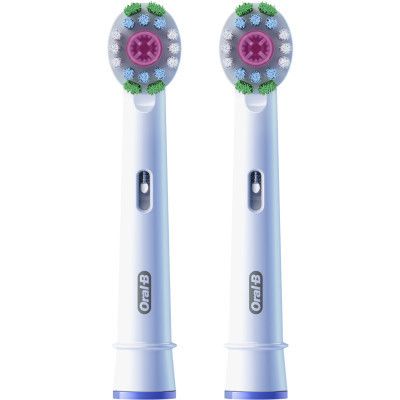 Насадка для зубной щетки Oral-B Pro 3D White, 2 шт (8006540847183)