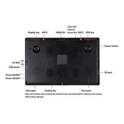 Монитор FPV Hawkeye Captain 10.2" DVR 5.8GHz 96CH L,X,Z Band (HC10296)