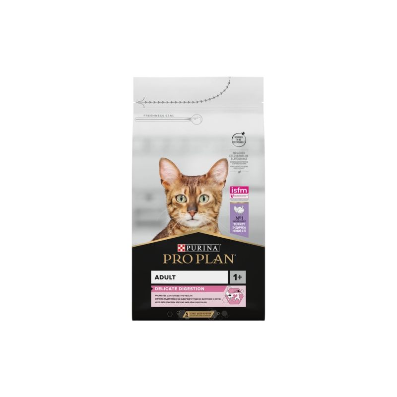 Сухой корм для кошек Purina Pro Plan Delicate Turkey со вкусом индейки 1.5 кг (3222270884136)