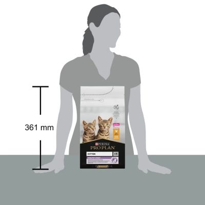Сухой корм для кошек Purina Pro Plan Original Kitten до 12 месяцев с курицей 1.5 кг (7613036505178)