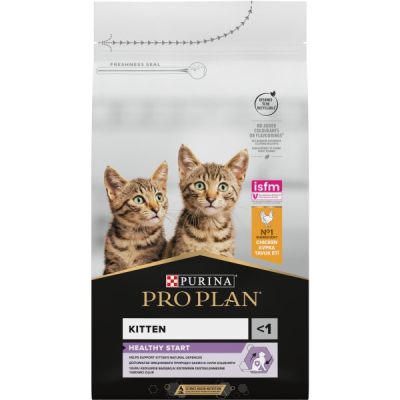 Сухой корм для кошек Purina Pro Plan Original Kitten до 12 месяцев с курицей 1.5 кг (7613036505178)